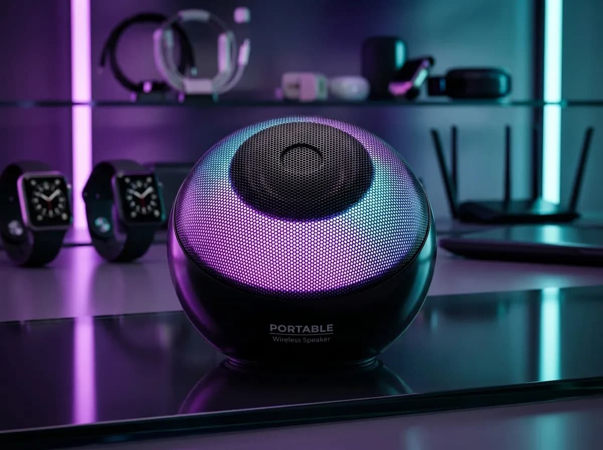 X-822 Disco Series Wireless Bluetooth Speaker with Hi-Fi Audio & Dynamic RGB Disco Light 2