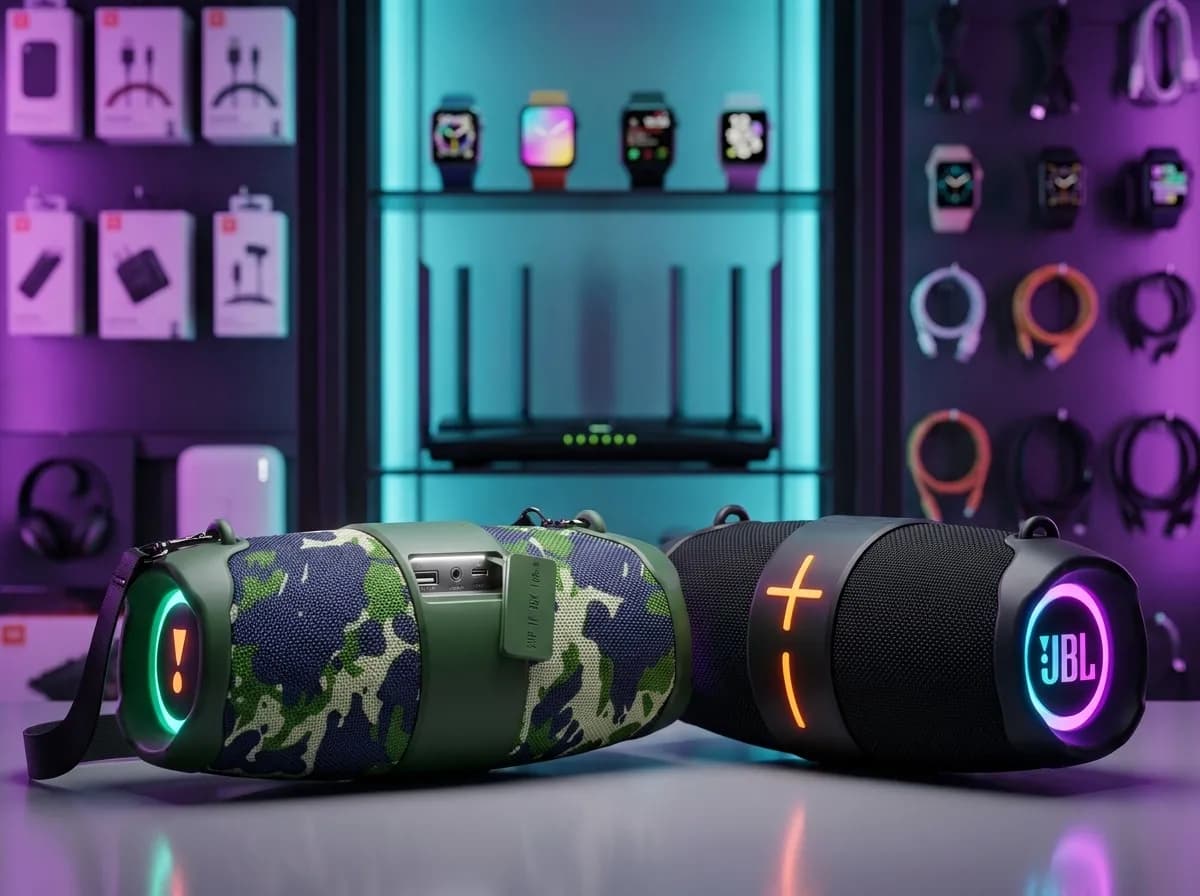 XTREME P192 Portable Wireless Bluetooth Speaker with 12W HD Sound, RGB LED Light & IPX6 Waterproof 2