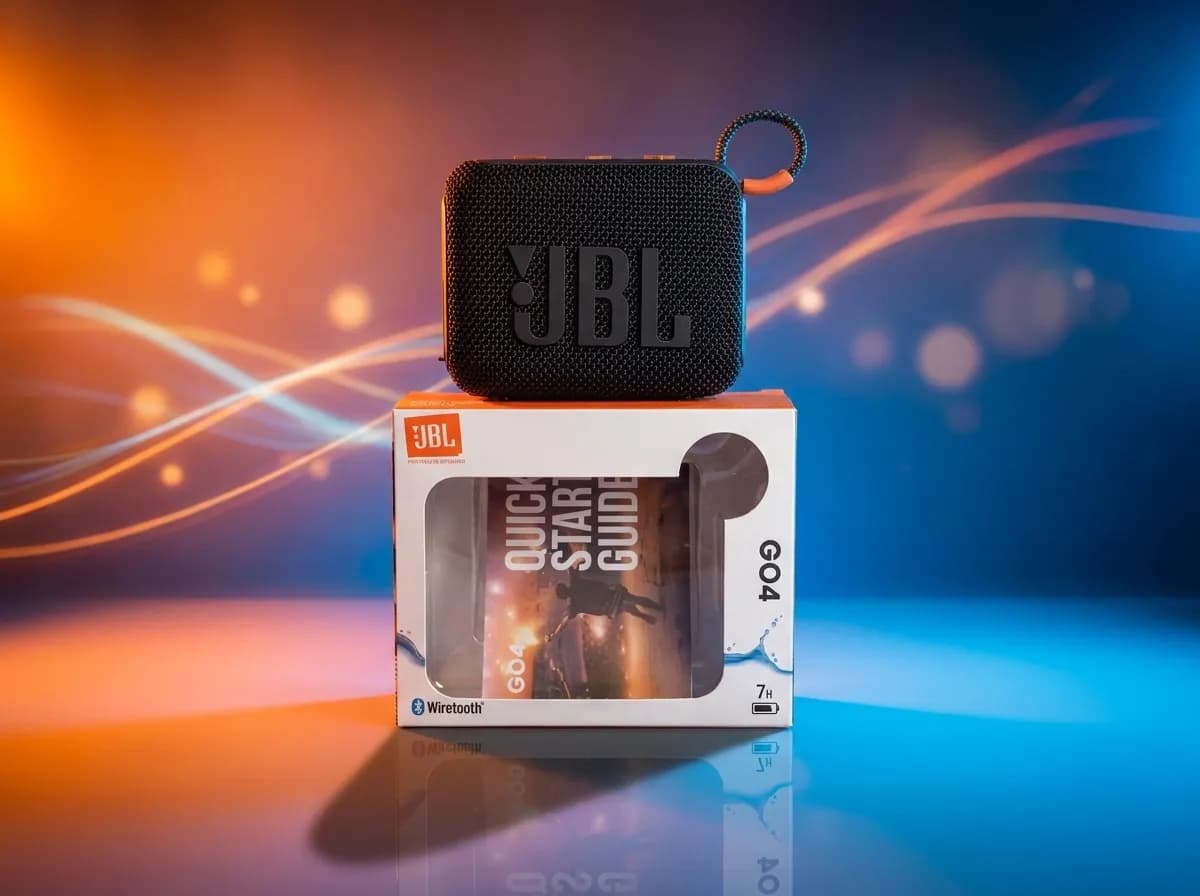 JBL GO 4 Portable Waterproof Bluetooth Speaker with 7-Hour Playtime