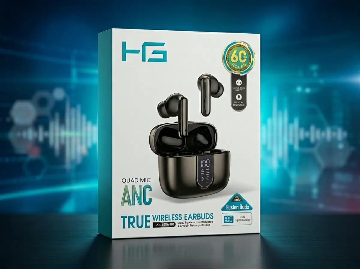HG Quad Mic ANC True Wireless Earbuds